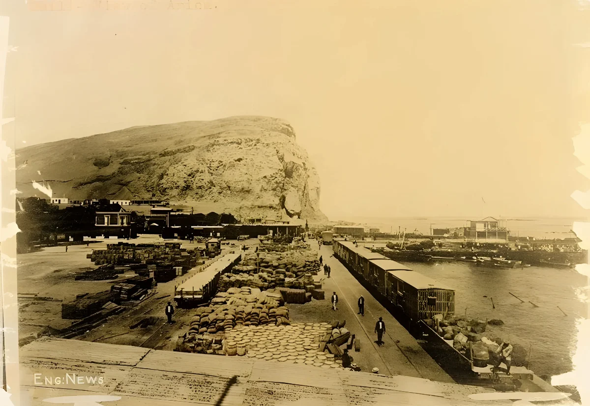 Vista de Arica entre 1908 1919 — 1908 | Chile de Ayer
