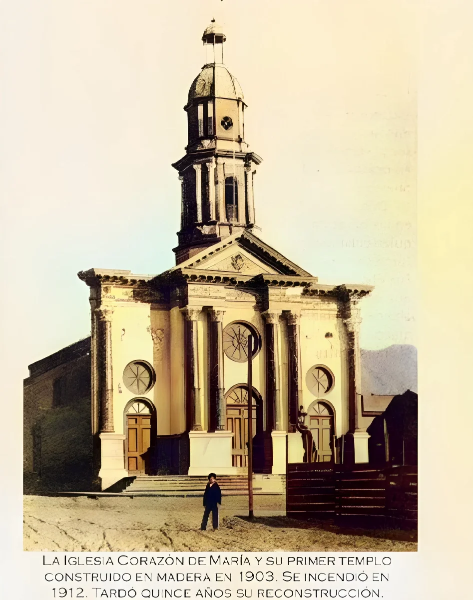 Antigua Iglesia Misioneros del Corazon de Maria 1911 — 1911 | Chile de Ayer