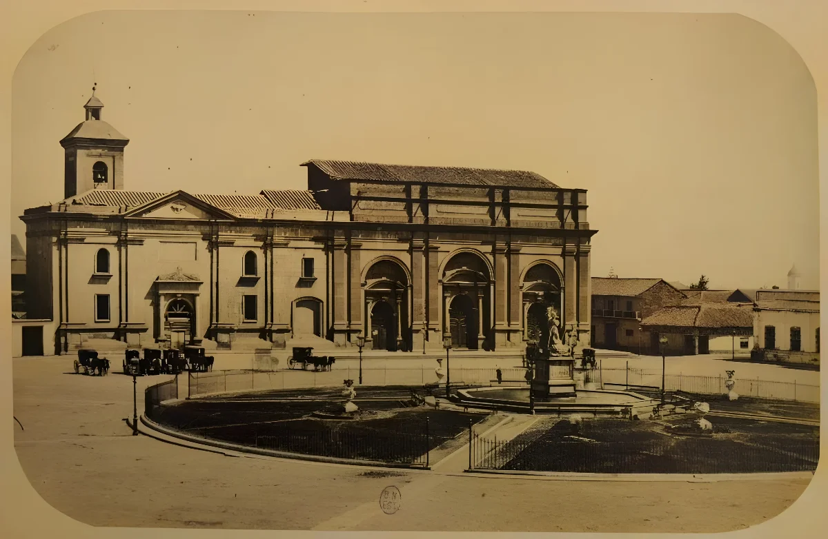 Plaza de Armas de Santiago en 1860 — 1860 | Chile de Ayer