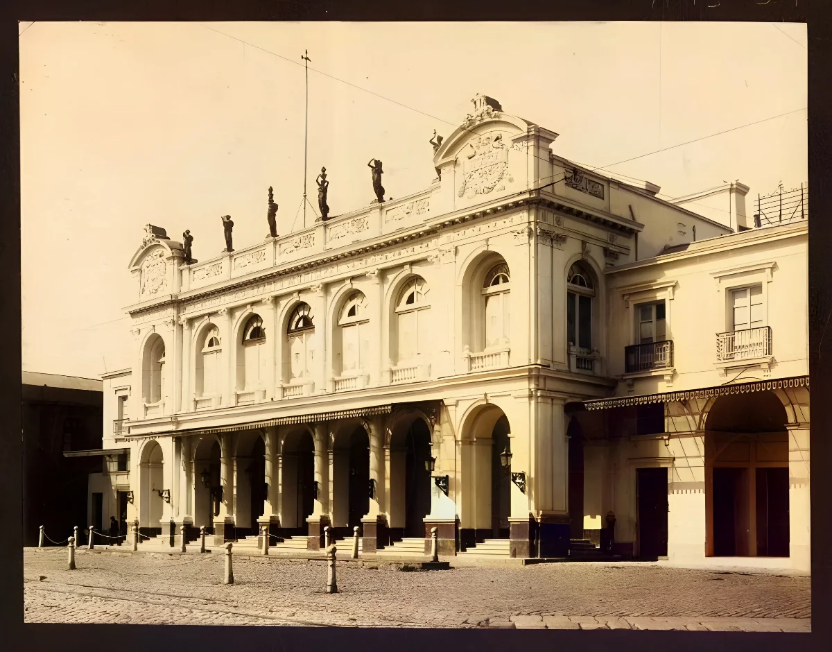 Teatro Municipal en 1906 — Teatro Municipal — 1906 | Chile de Ayer