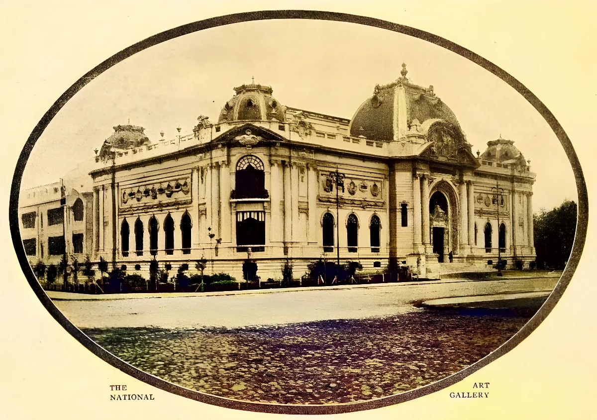 Museo Nacional de Bellas Artes en 1917 — 1917 | Chile de Ayer