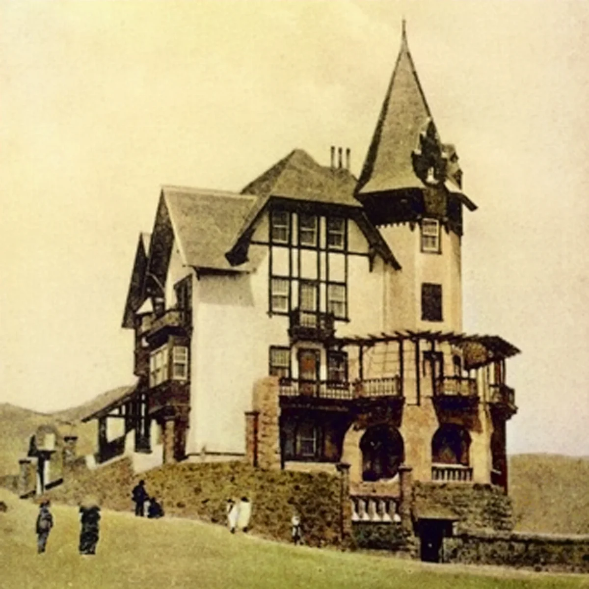 Chalet Recart de Papudo en los años 20s — Costanera de Papudo — 1920 | Chile de Ayer