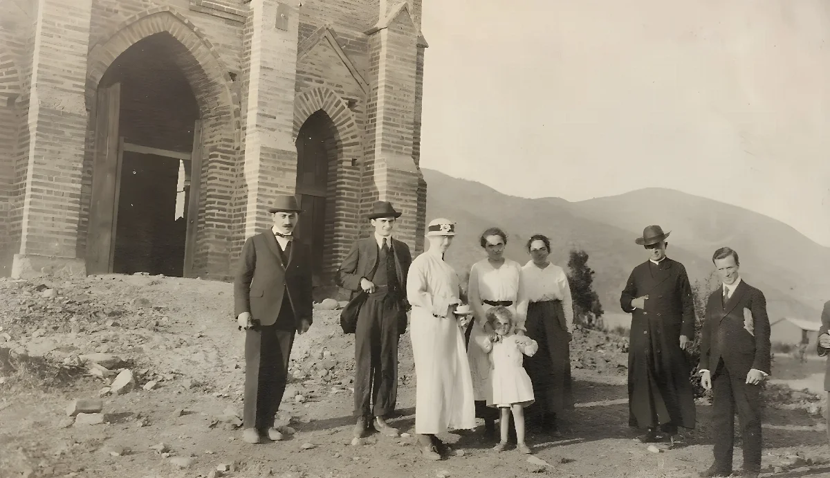 Iglesia Fundo Pullally, Papudo 1917 — Capilla del Fundo Pullally — 1917 | Chile de Ayer