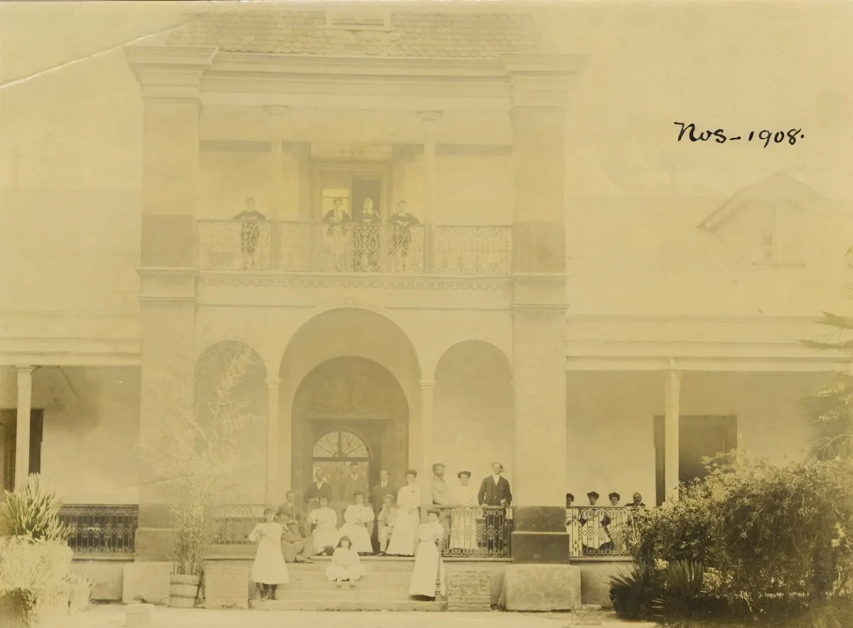 Casona de Nos en 1908 — 1908 | Chile de Ayer