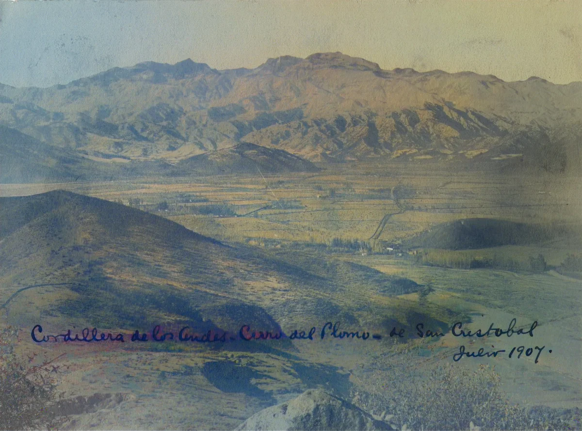 Panorámica de Santiago en 1907 — Cerro San Cristóbal — 1907 | Chile de Ayer