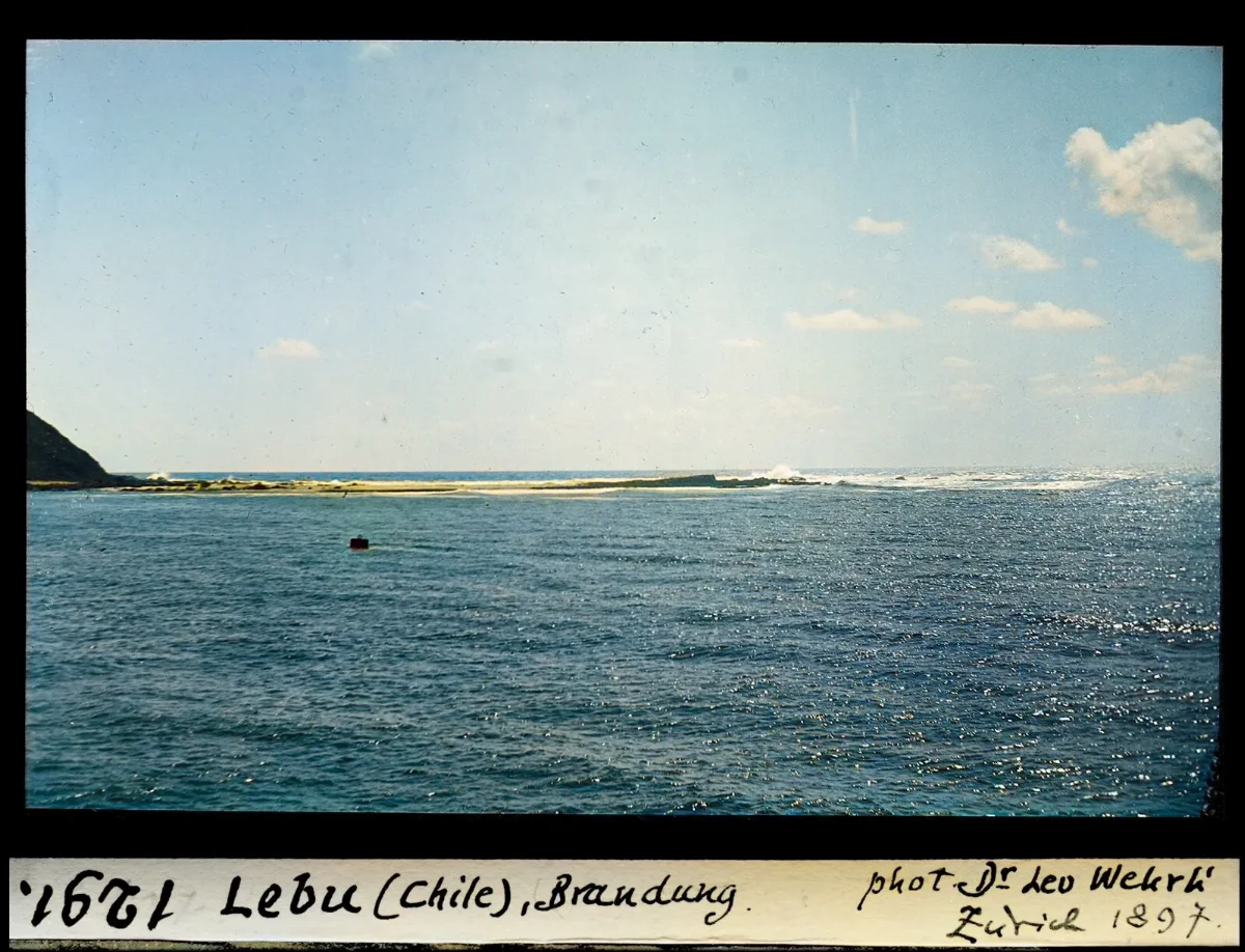 Lebu, oleaje — aprox. 1897–1940 | Chile de Ayer