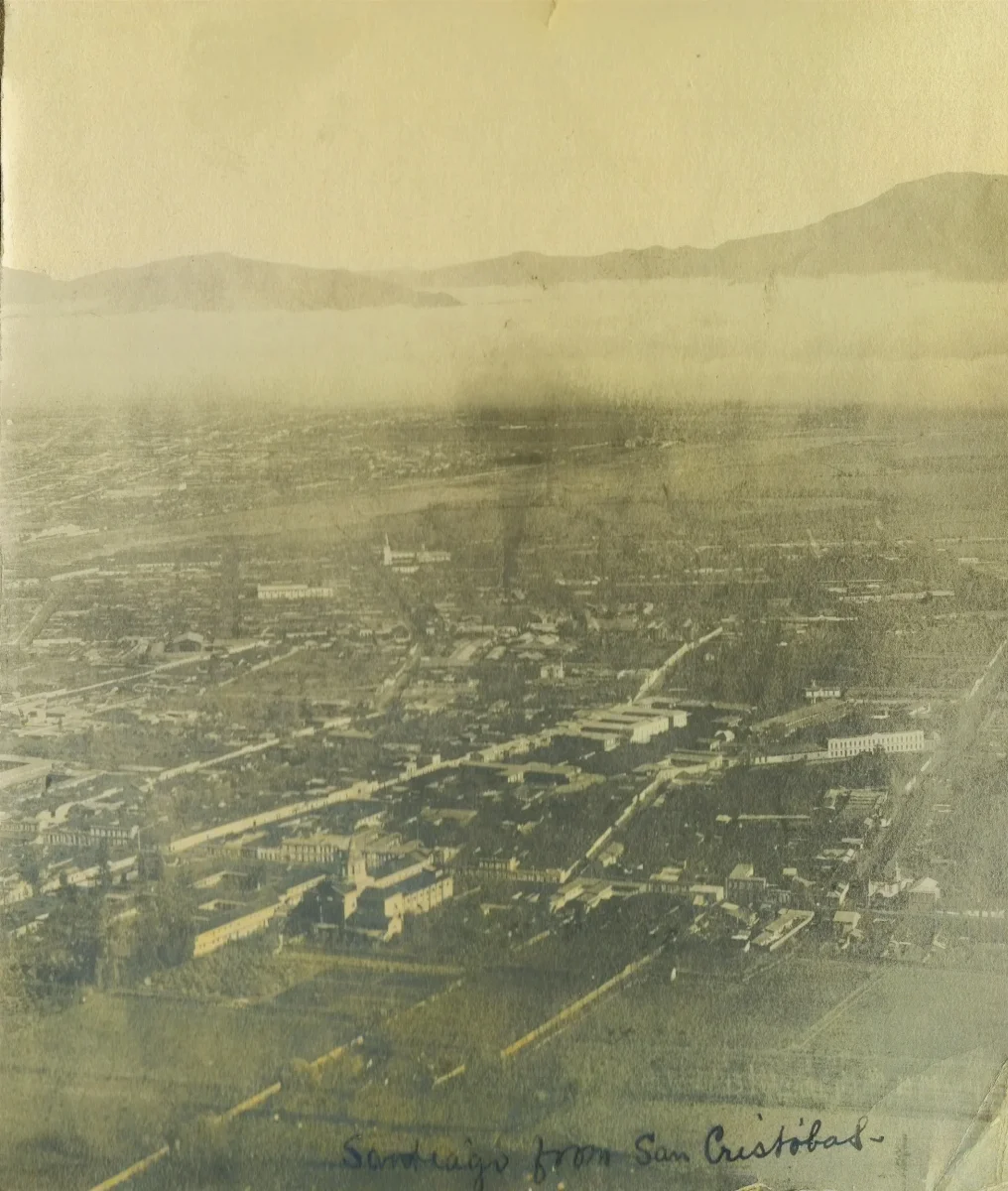 Panorámica de Recoleta en 1907 — Cerro San Cristóbal — 1907 | Chile de Ayer