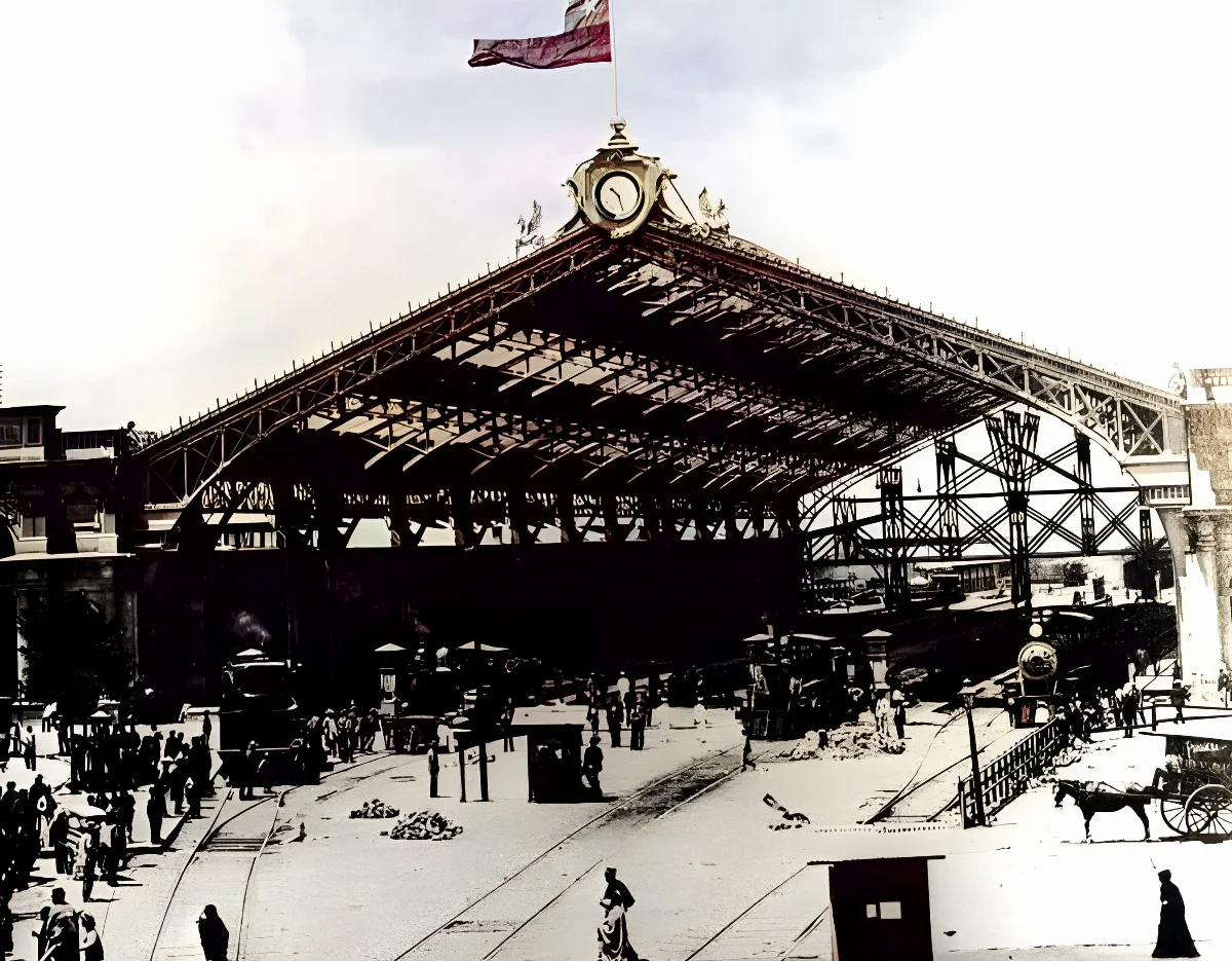 Estación Central en 1897 — Estación Central — 1897 | Chile de Ayer