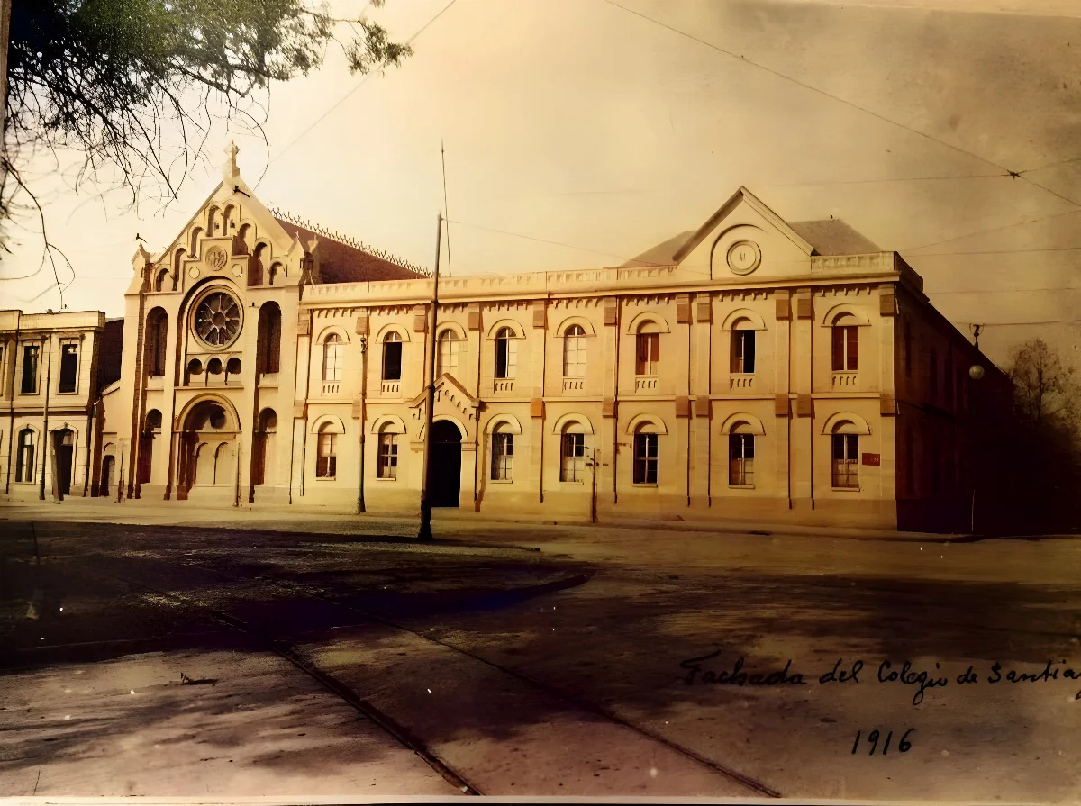 Colegio Sagrados Corazones de Alameda en 1916 — Colegio de los Sagrados Corazones de la Alameda — 1916 | Chile de Ayer