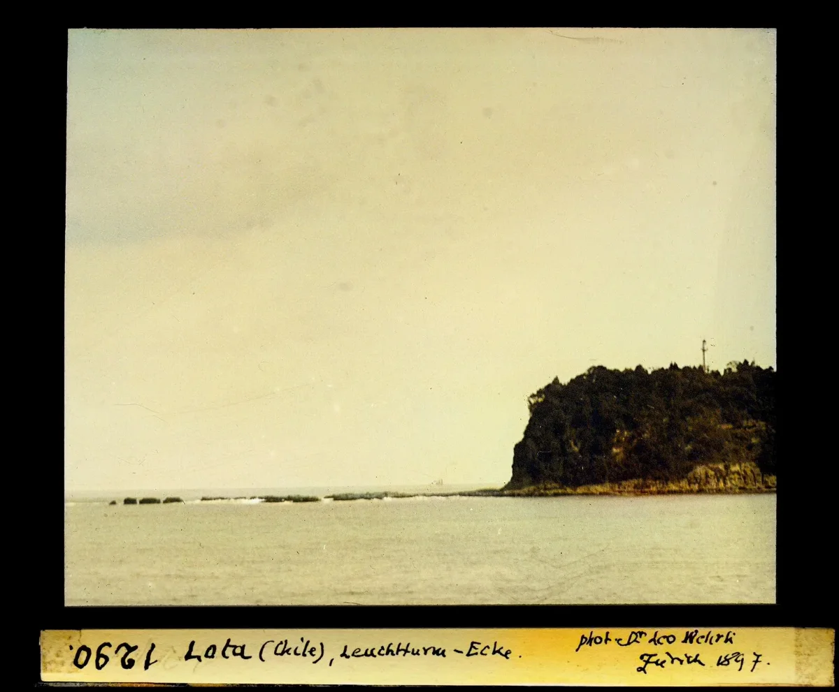 Lata, Chile - Leuchtturm-Ecke — aprox. 1897–1940 | Chile de Ayer