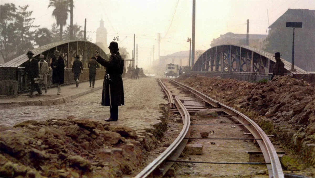 Puente Recoleta, 1922 — Puente Recoleta — 1922 | Chile de Ayer