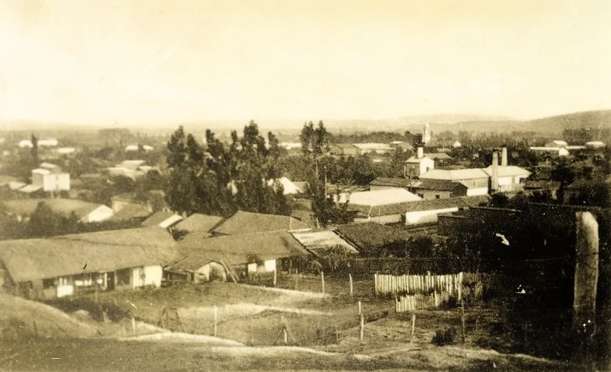 Angol desde el cañón, 1915 — 1915 | Chile de Ayer