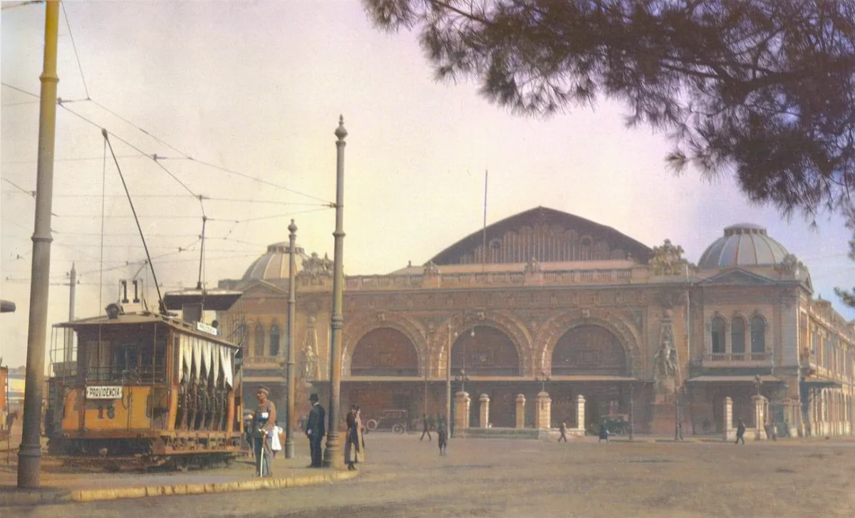 Estación Mapocho año 1920 — Estación Mapocho — 1920 | Chile de Ayer