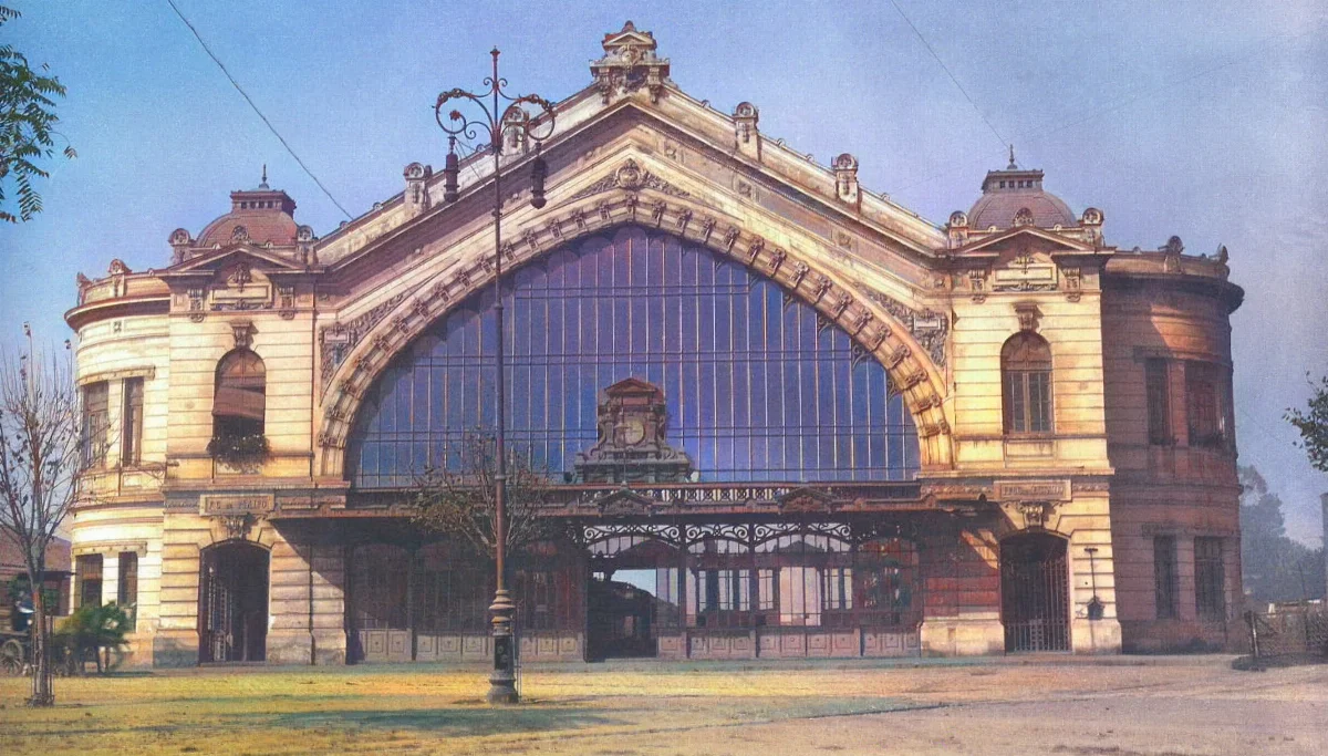 Estación Pirque año 1920 — Plaza Baquedano — 1920 | Chile de Ayer