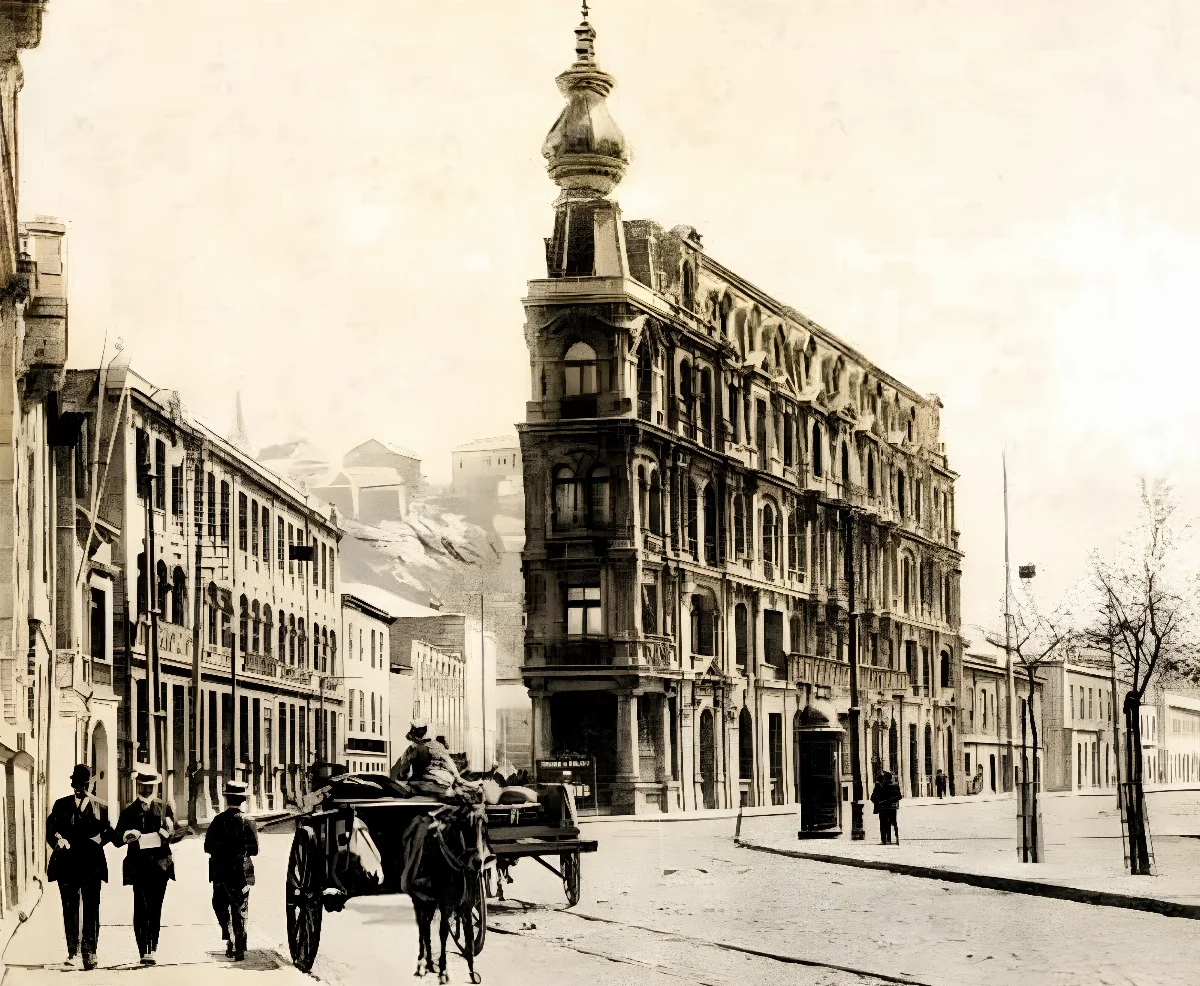 Edificio Brown de Valparaíso en 1911 — Calle Condell — 1911 | Chile de Ayer