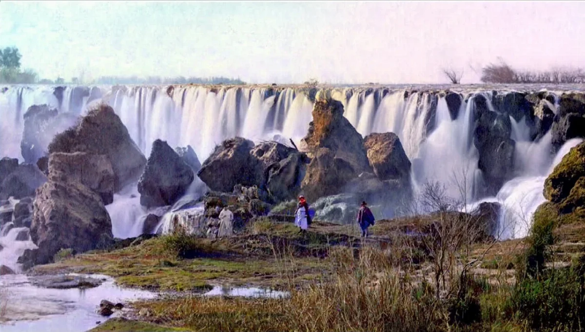 Salto Del Laja en 1910 — Salto del Laja — 1910 | Chile de Ayer