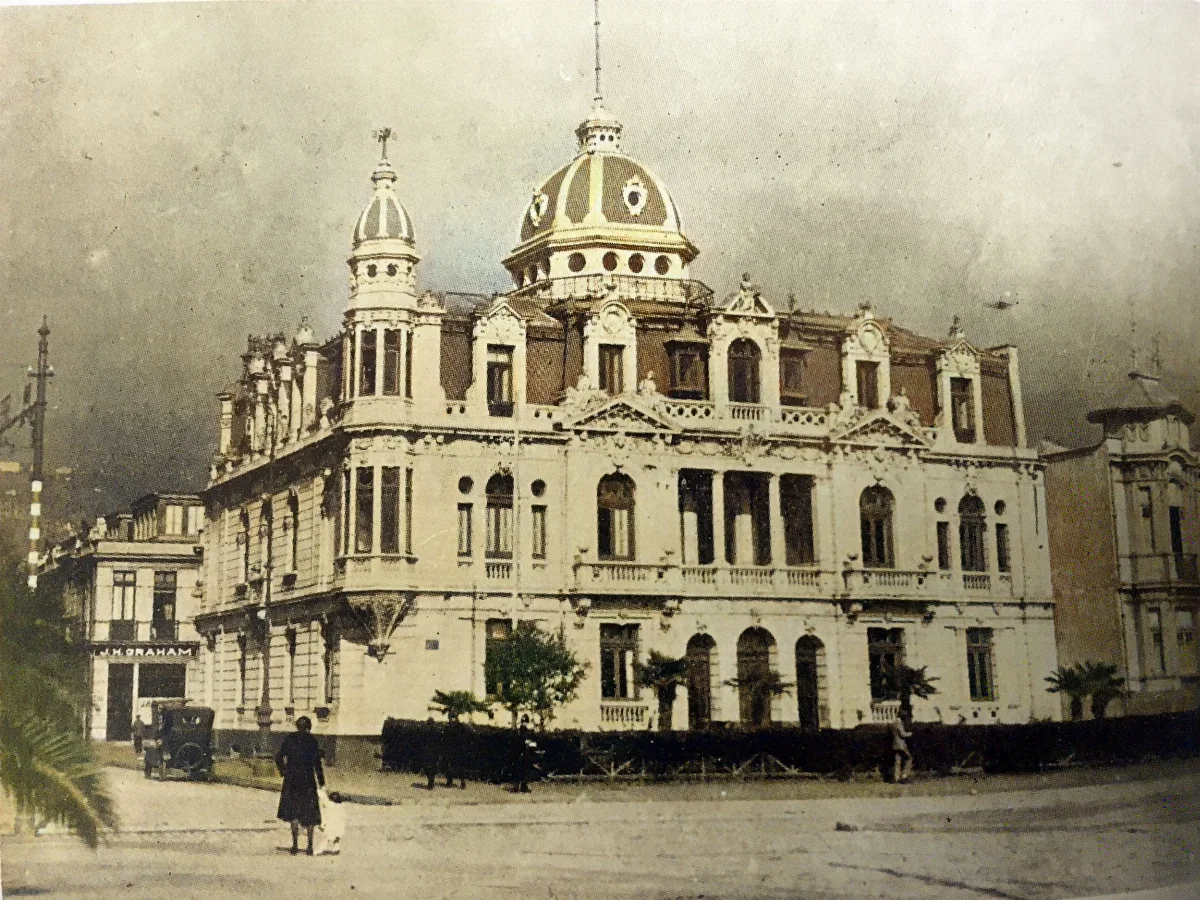 Palacio Polanco de Valparaíso en 1920 — Palacio Polanco — 1920 | Chile de Ayer