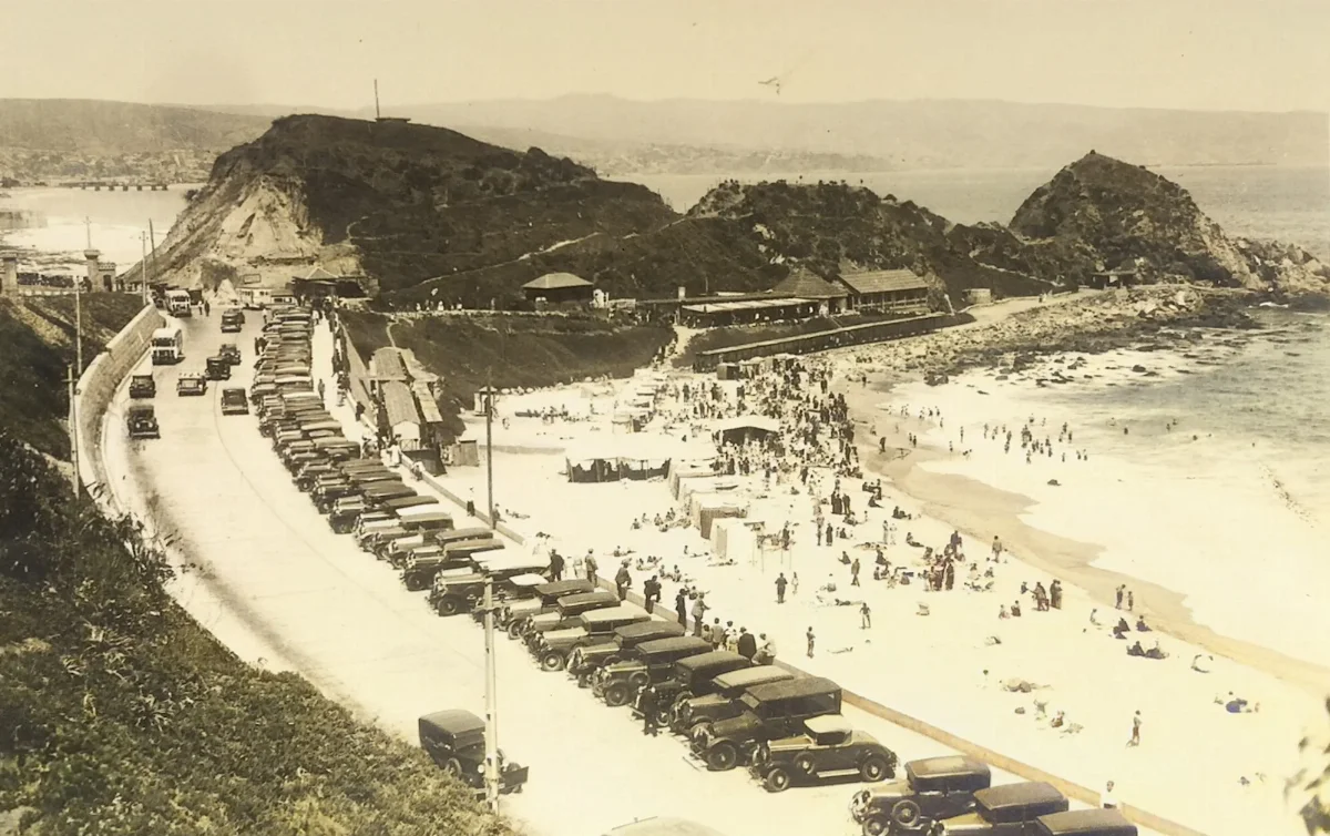Playa Las Salinas en 1930 — Playa Las Salinas — 1918 | Chile de Ayer