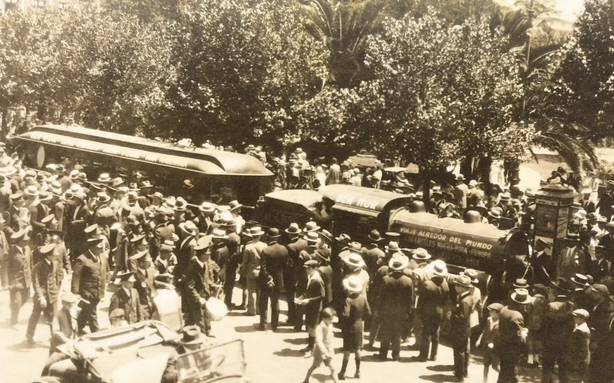 Ferrocarril en lugar desconocido, 1920 — 1920 | Chile de Ayer