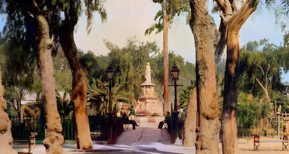 Plaza de Arrmas Copiapo en 1910 — Plaza de Armas de Copiapó — 1910 | Chile de Ayer