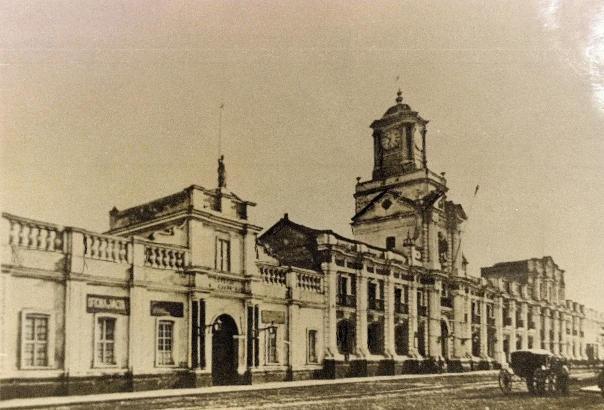 Plaza de Armas de Santiago en 1880 — Plaza de Armas de Santiago — 1880 | Chile de Ayer