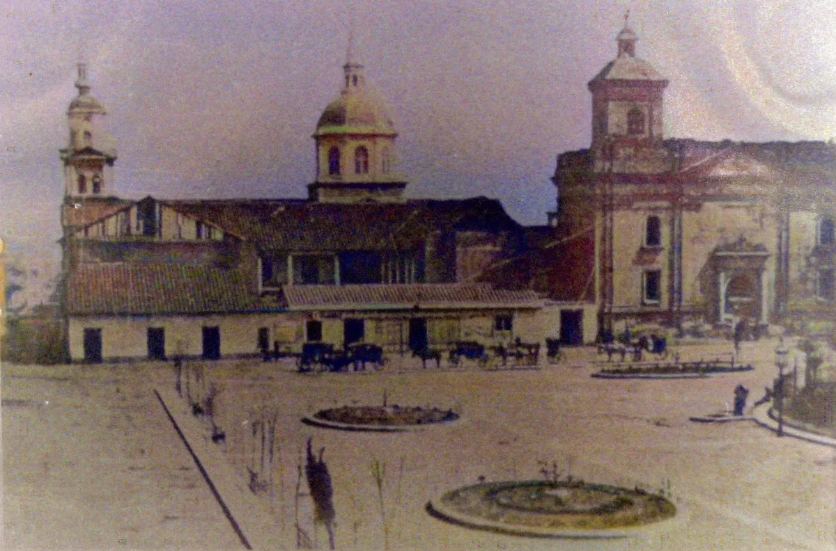 Plaza de Armas de santiago en 1860 — Plaza de Armas de Santiago — 1860 | Chile de Ayer