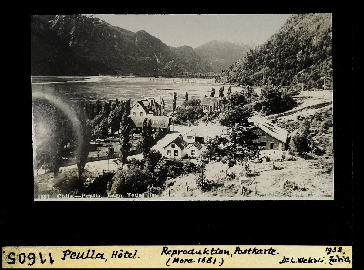 Peuilla, Hotel. Lago Todos Los Santos — aprox. 1938–1940 | Chile de Ayer