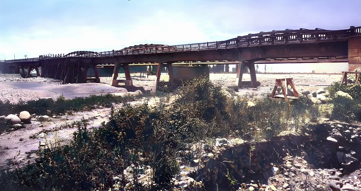 Puente Tinguiririca en 1915 — Puente Tinguiririca — 1915 | Chile de Ayer