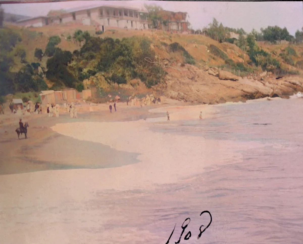 Playa de Zapallar en 1908 — Playa de Zapallar — 1908 | Chile de Ayer