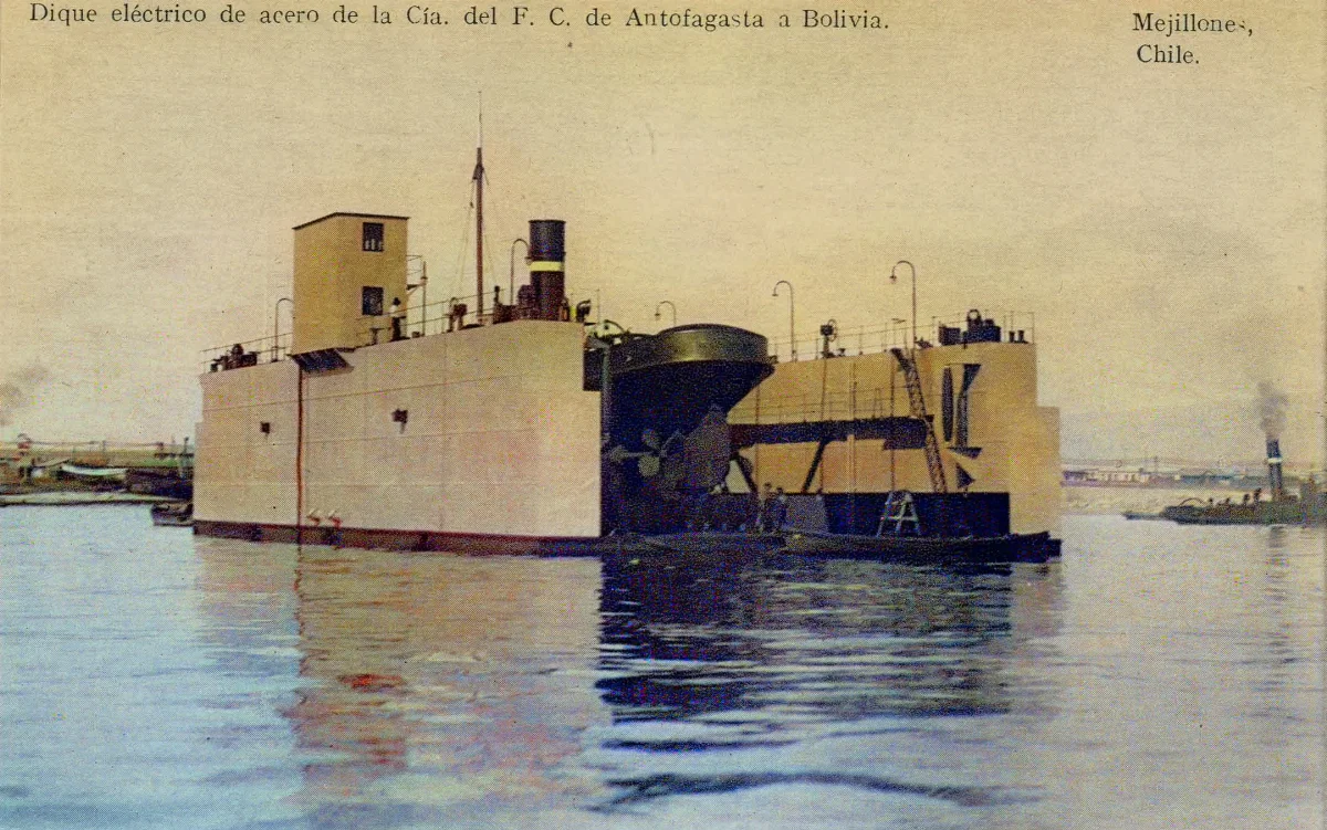 Dique de Antofagasta ca. 1920 — 1920 | Chile de Ayer