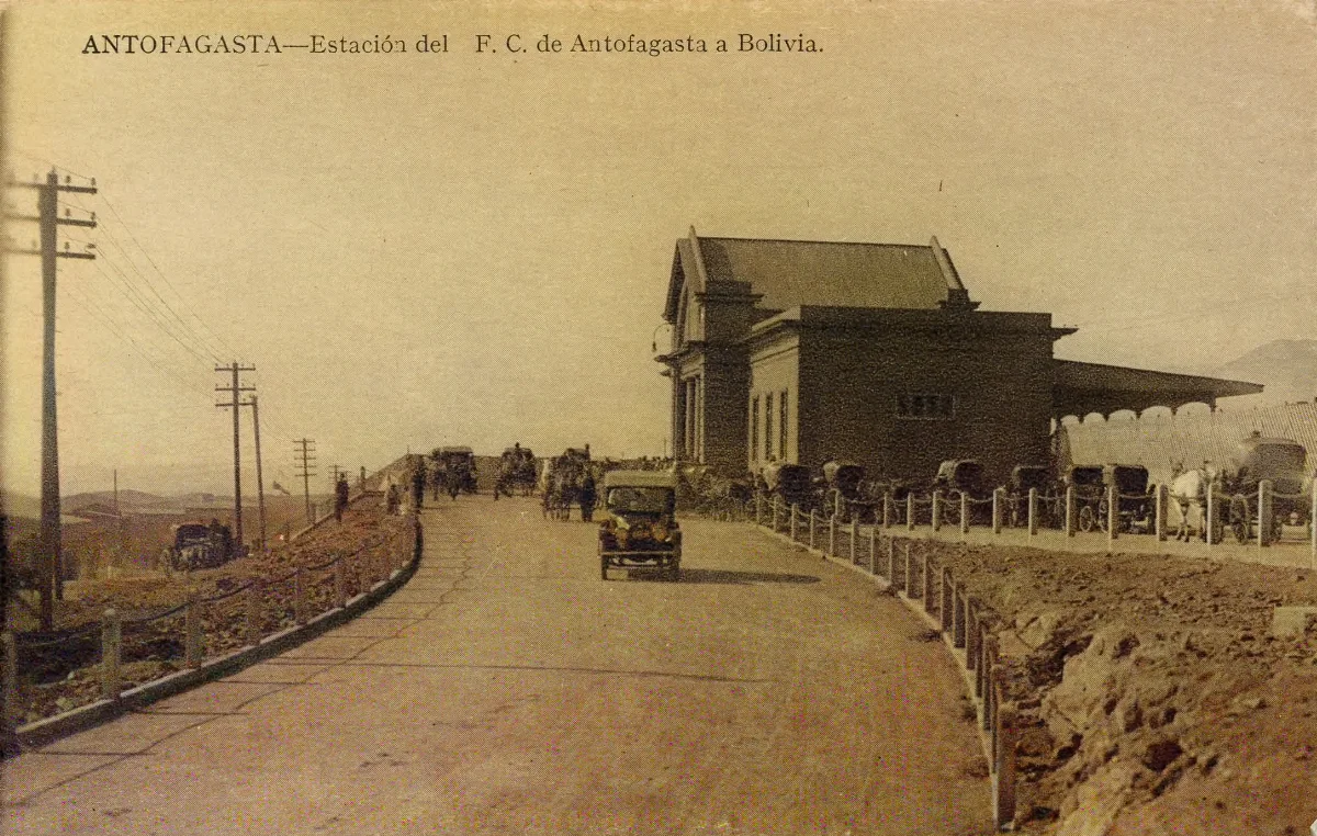 Estación de Ferrocarriles de Antofagasta, ca. 1920 — 1920 | Chile de Ayer