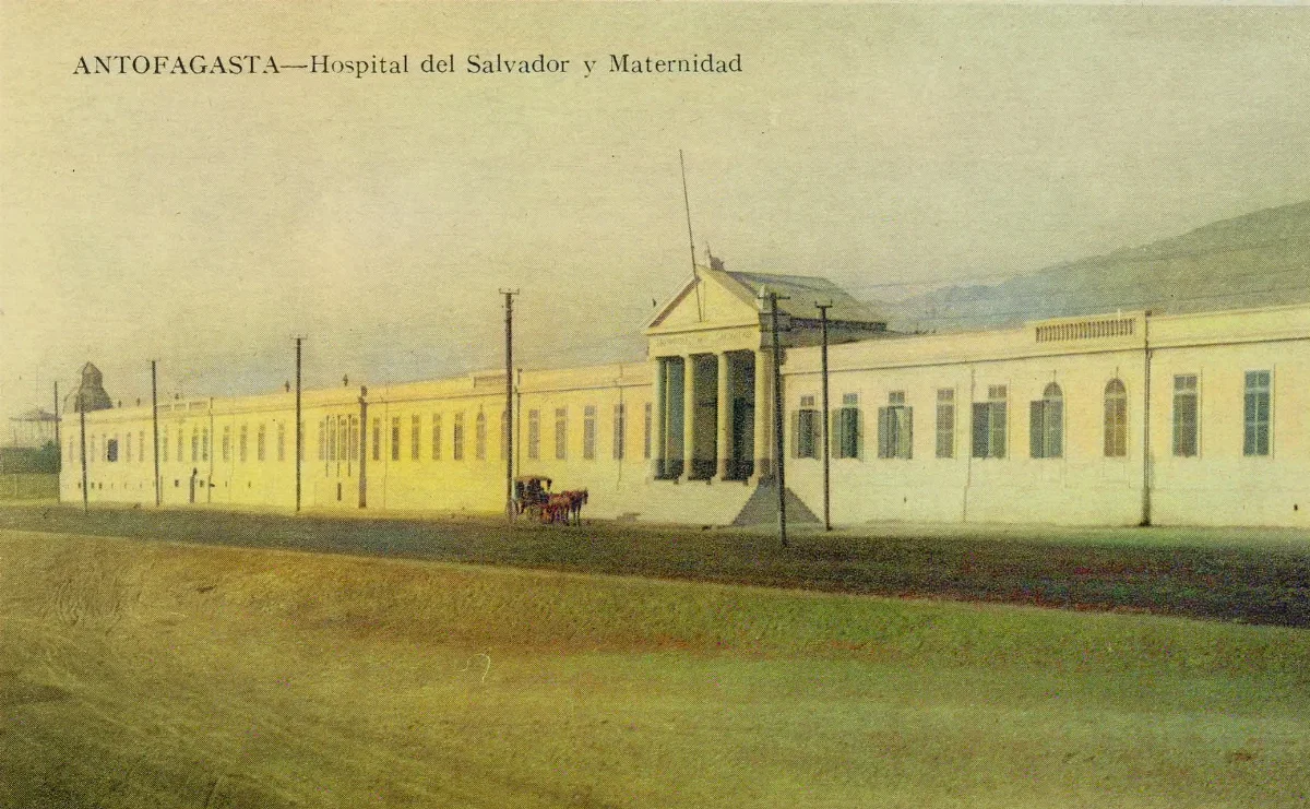 Hospital del Salvador de Antofagasta, ca. 1910 — 1910 | Chile de Ayer