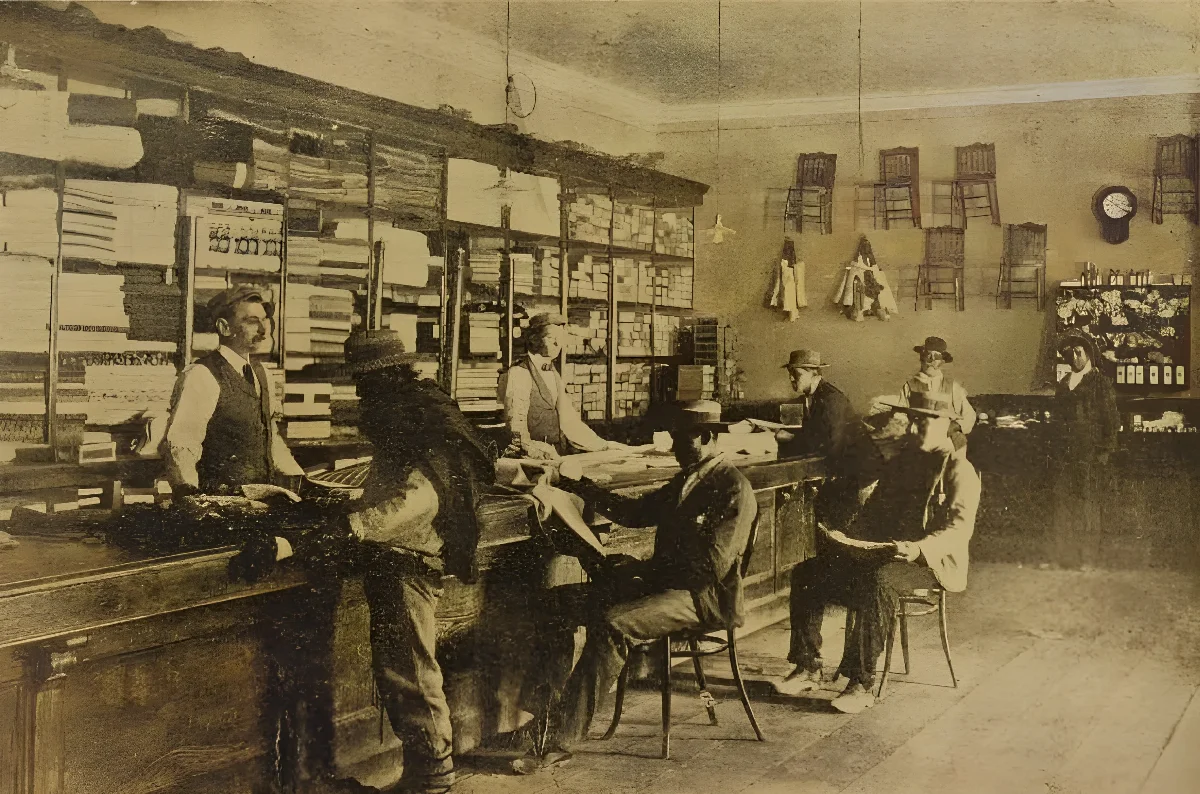 Salitreras de Tarapacá - tienda o pulperia — 1906 | Chile de Ayer