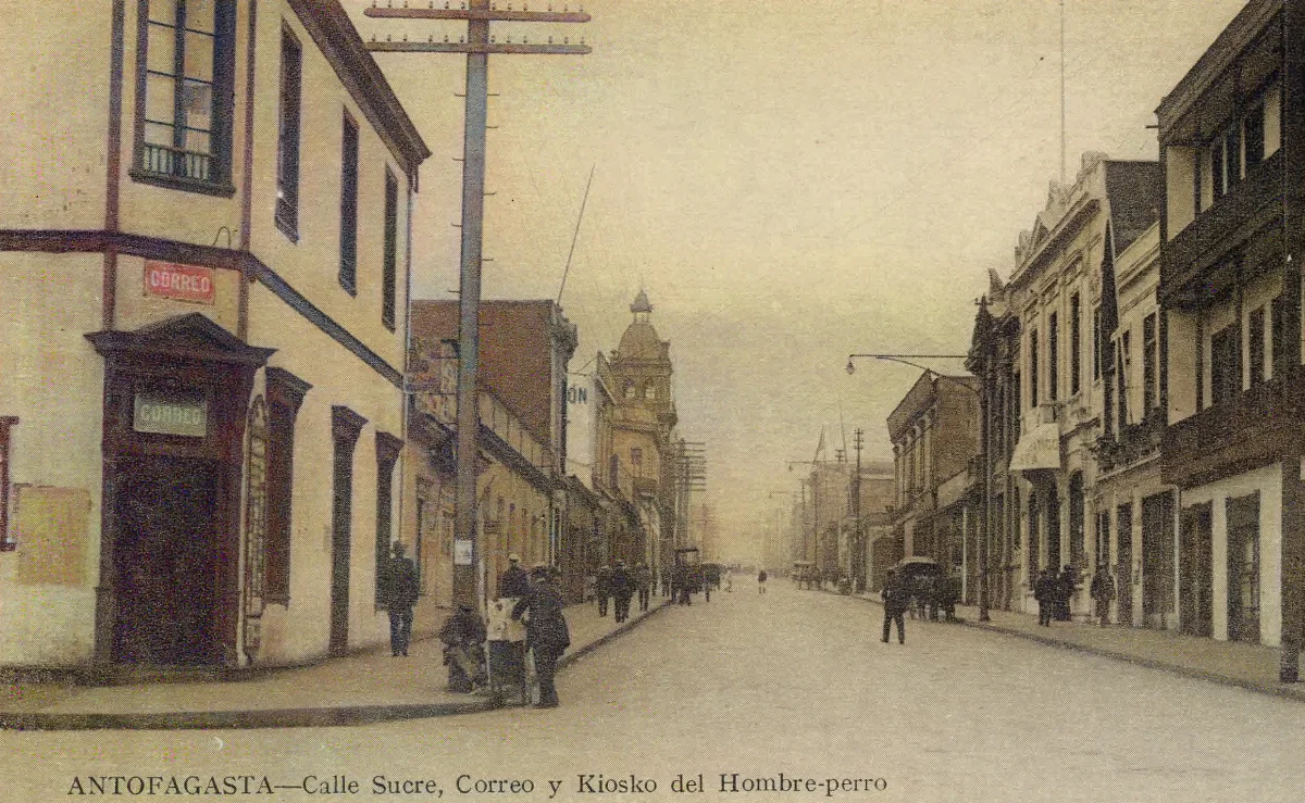 Calle Sucre de Antofagasta ca. 1910 — 1910 | Chile de Ayer