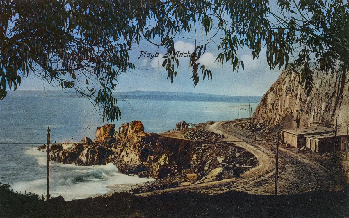 Avenida Altamirano de valparaíso en 1913 — 1913 | Chile de Ayer