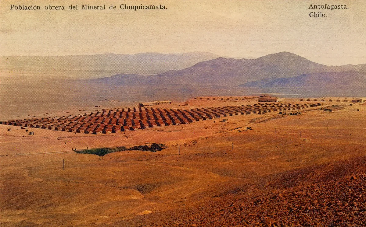 Población en Chuqicamata ca. 1920 — 1920 | Chile de Ayer