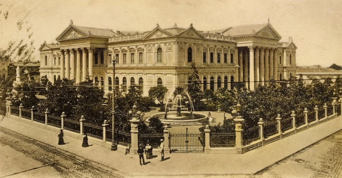 Congreso de Santiago en 1903 — Antiguo Congreso Nacional — 1903 | Chile de Ayer