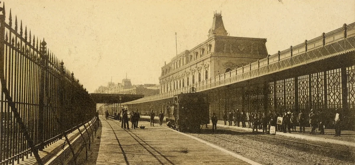Estación Bella Vista en 1903 — 1903 | Chile de Ayer