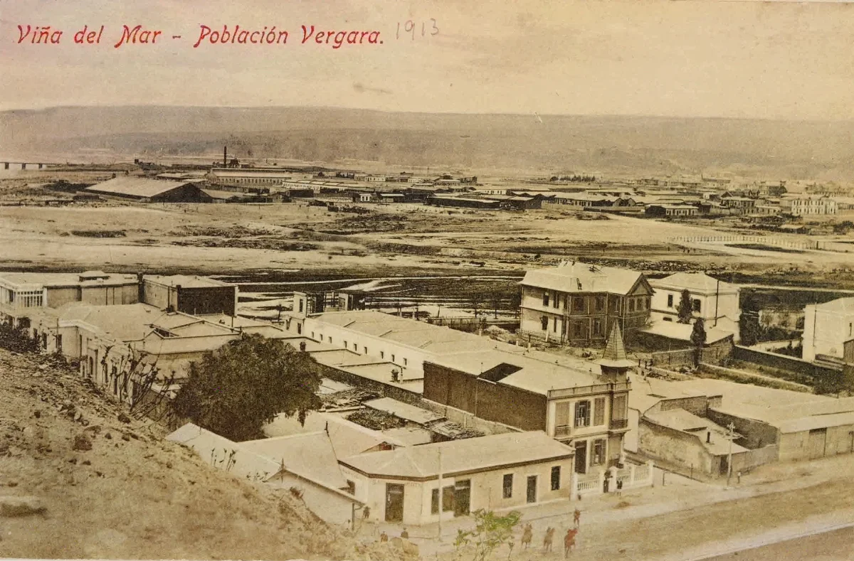 Población Vergara de Viña del Mar en 1913 — 1913 | Chile de Ayer