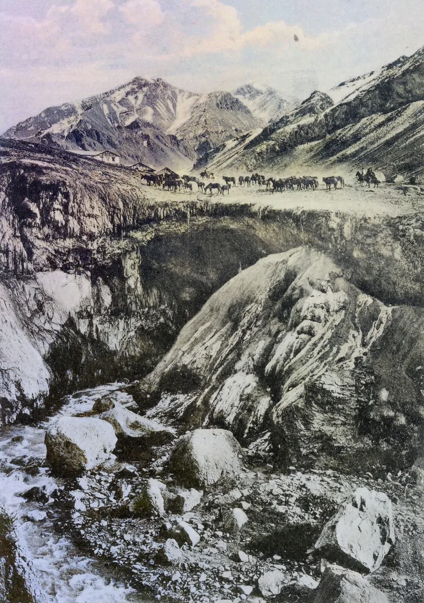 Puente del inca ca. 1915 — 1915 | Chile de Ayer