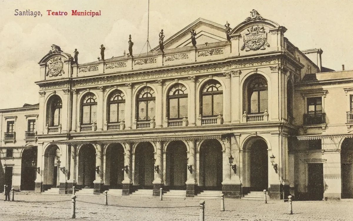 Teatro Municipal de Santiago ca. 1920 — 1920 | Chile de Ayer