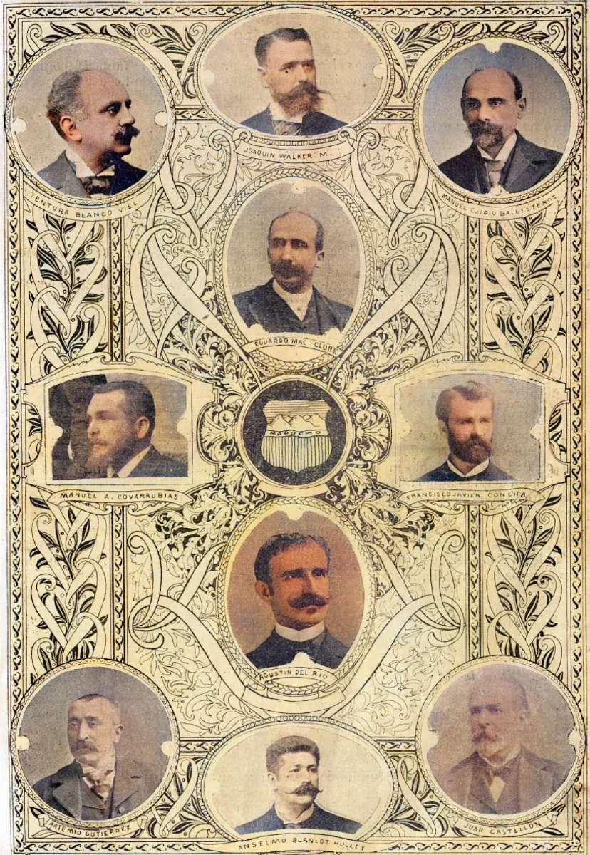 Representacion Parlamentaria del Departamento de Santiago de Chile — 1900 | Chile de Ayer