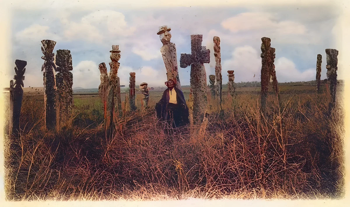 Cementerio mapuche(2) — 1902 | Chile de Ayer