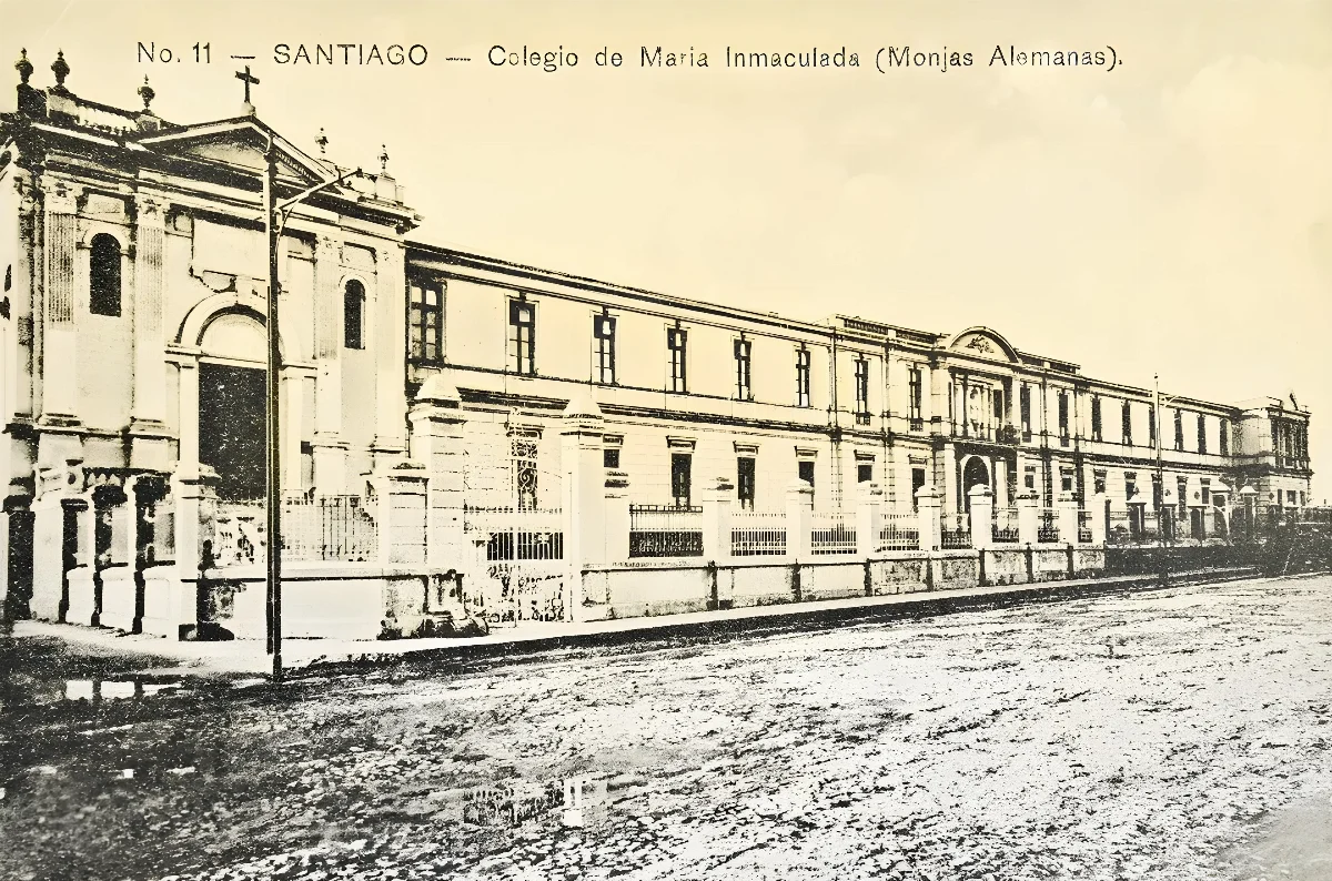 Colegio de María Inmaculada en 1908 — Colegio de María Inmaculada — 1908 | Chile de Ayer