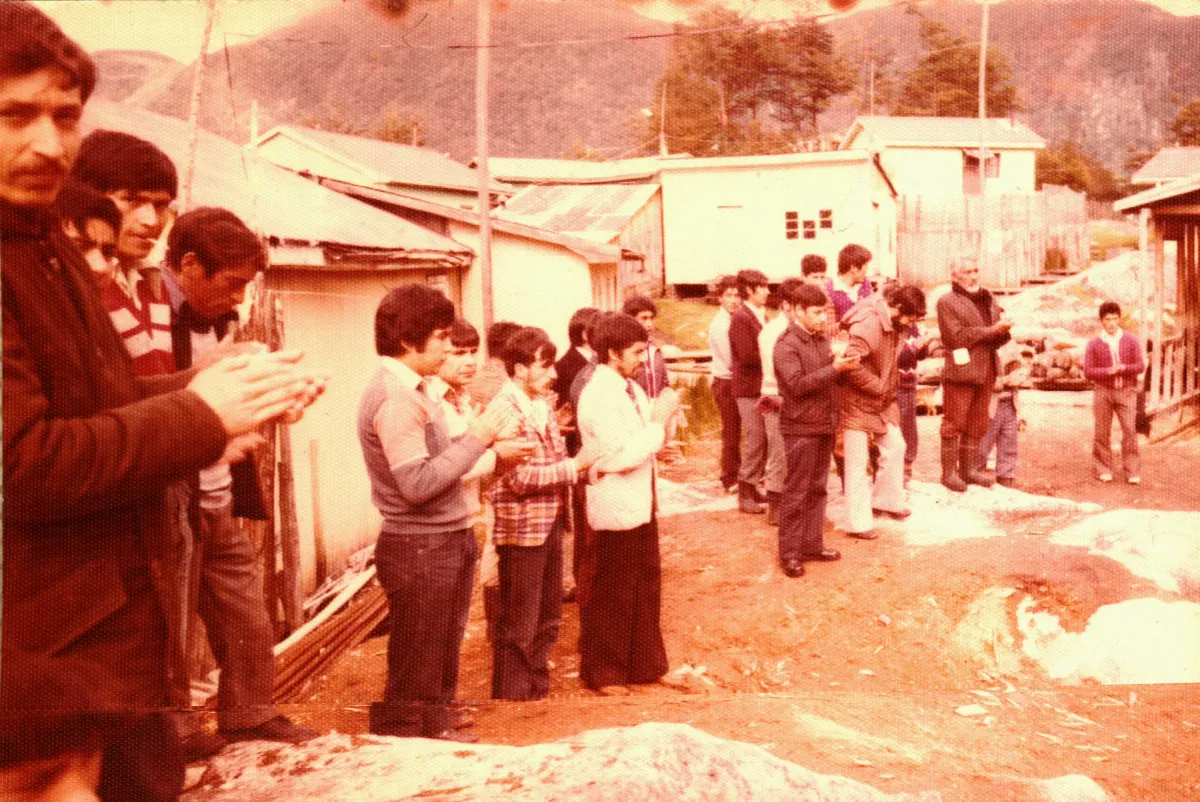 Acto de inauguracion — Caleta Tortel — 1981 | Chile de Ayer