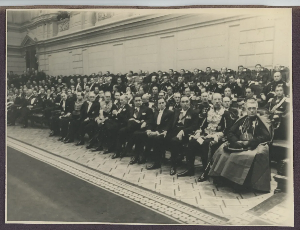 Recepecion del presiente ne la casa de gobierno — Santiago — 1938 | Chile de Ayer