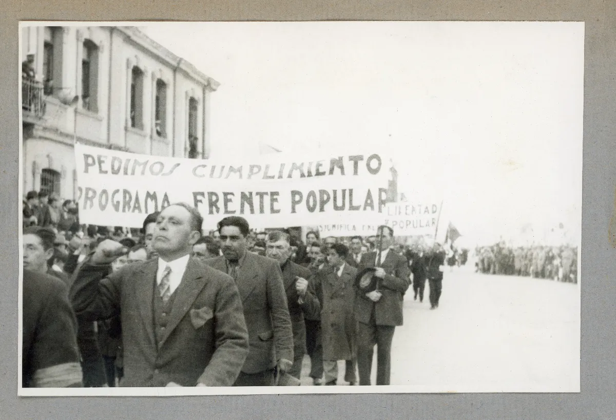 Presidente en acto de campaña del Frente Popular en Punta Arenas — Punta Arenas — 1939 | Chile de Ayer