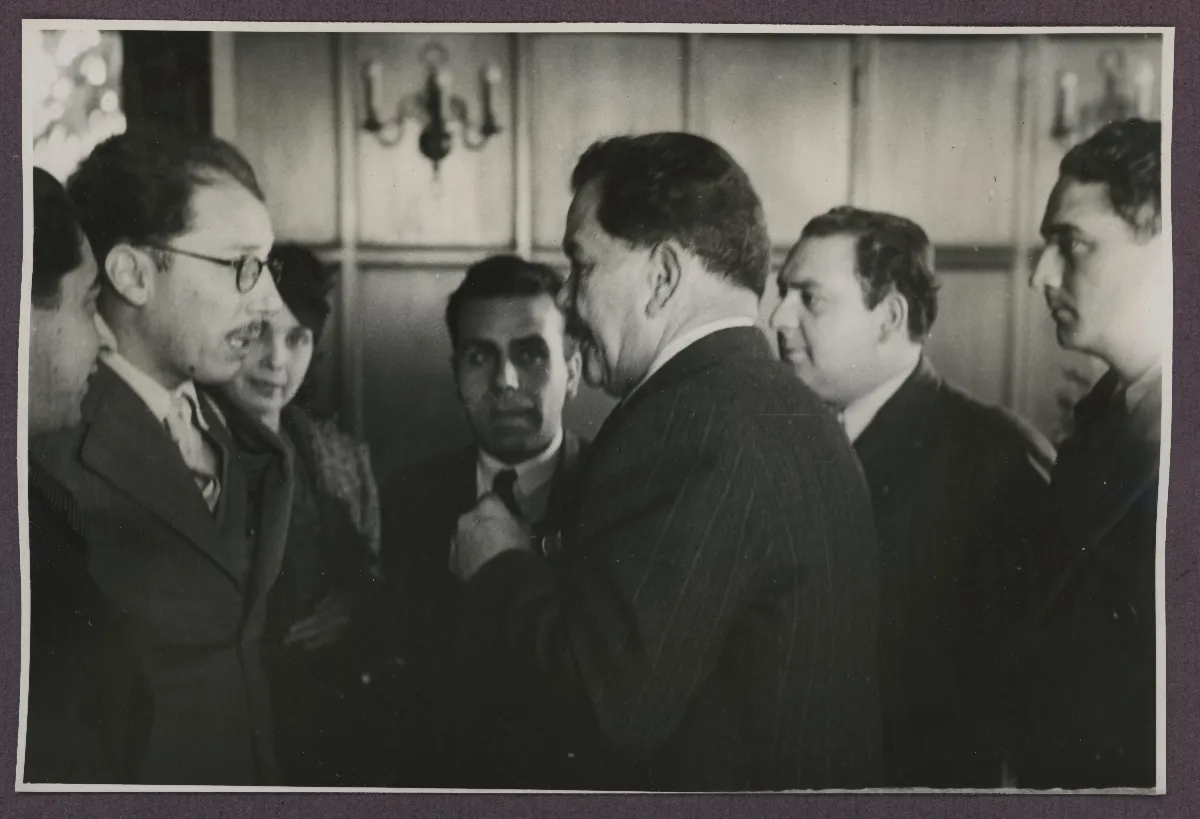 Reunión de autoridades en acto oficial — Viña del Mar — 1940 | Chile de Ayer