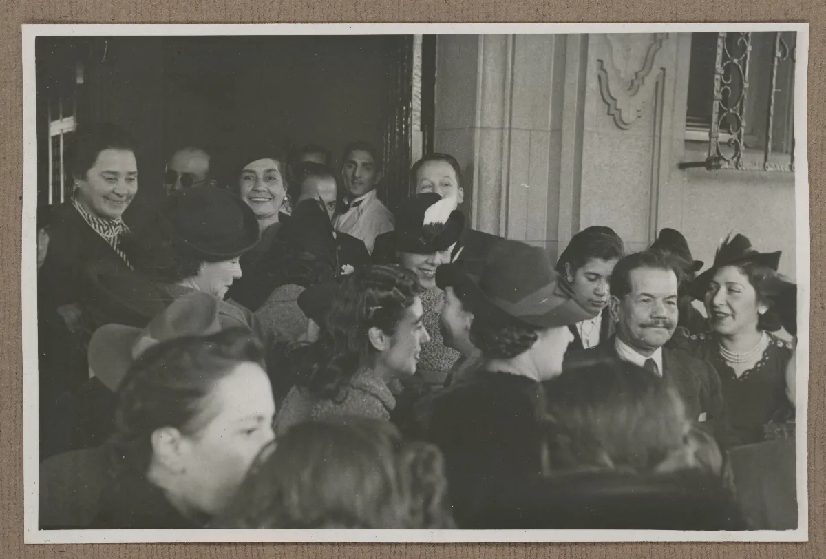 Acto oficial de recepción en Viña del Mar — Viña del Mar — 1940 | Chile de Ayer