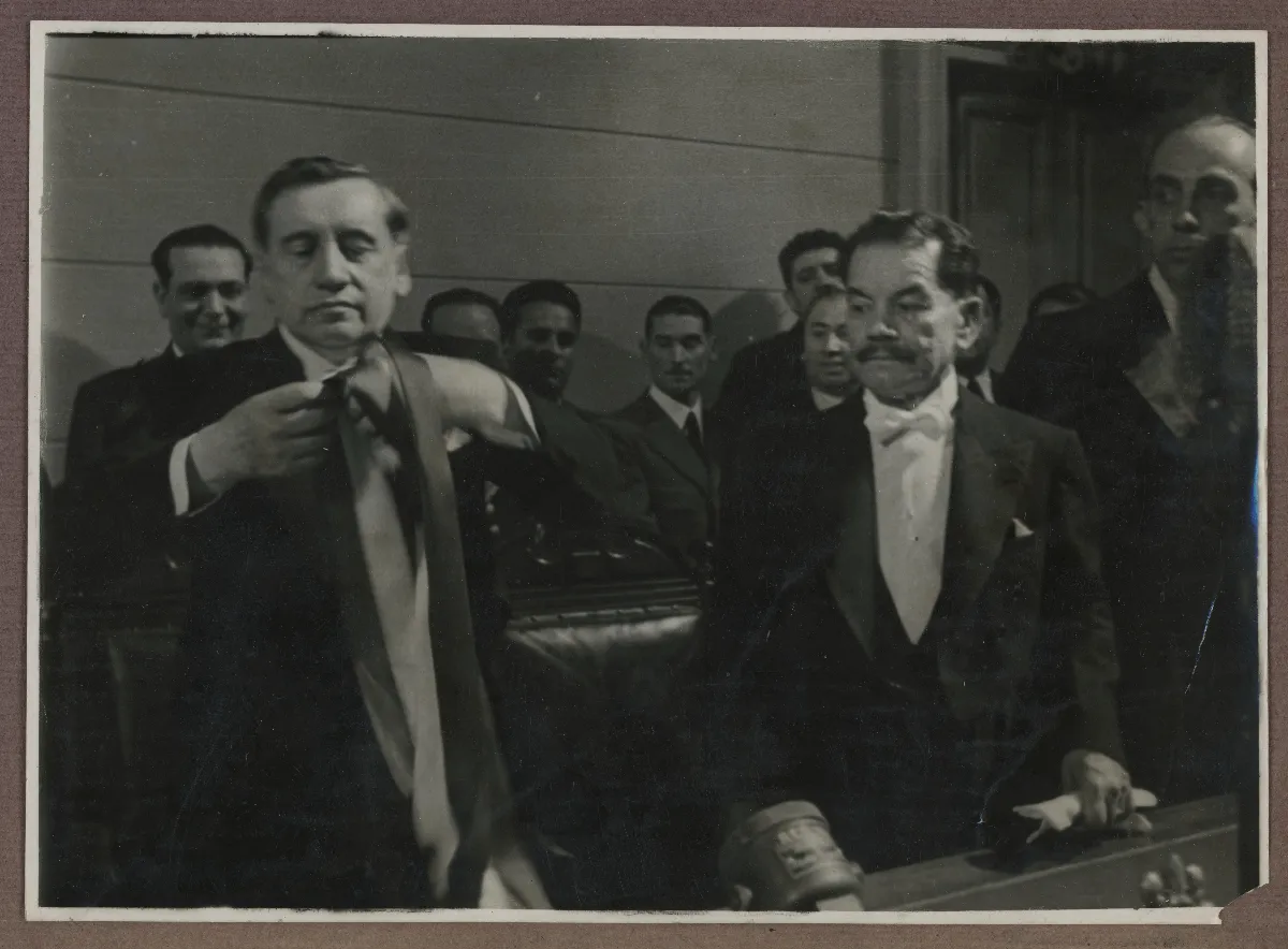 Ceremonia de cambio de mando presidencial — Santiago — 1938 | Chile de Ayer